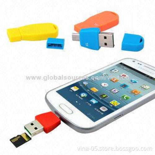 OTG Card Readers for Smartphone with USB2.0 and 1.1